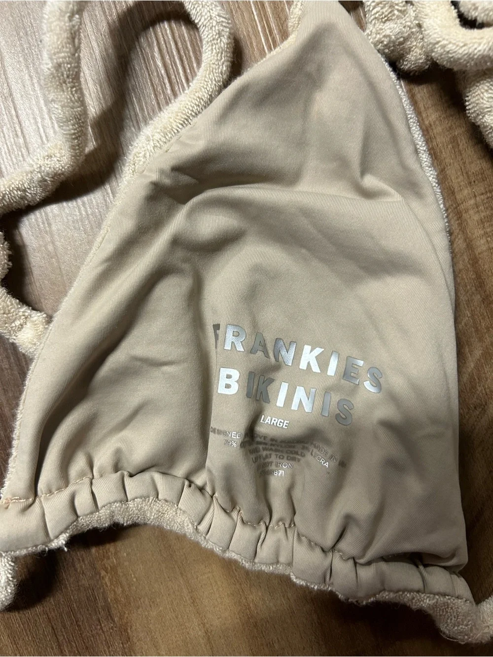 Frankie's Bikinis Beige bikini